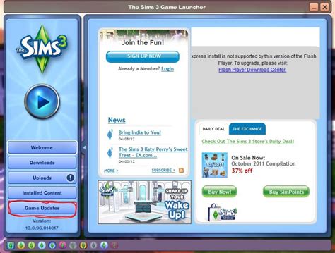 Installing content in The Sims 3 .